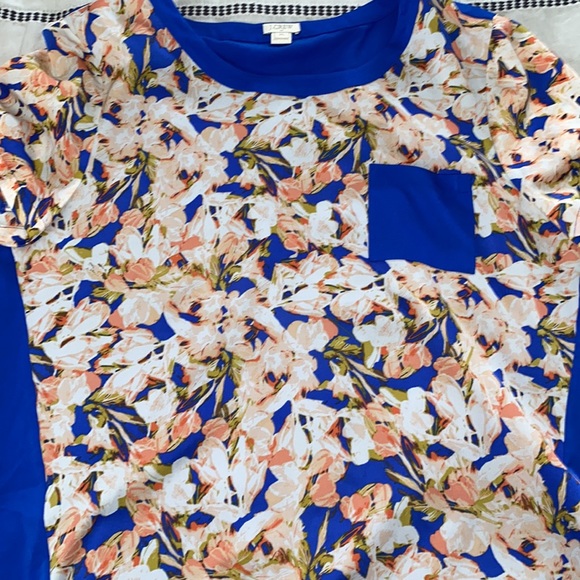 Jcrew‎ floral top size XL - Picture 4 of 6